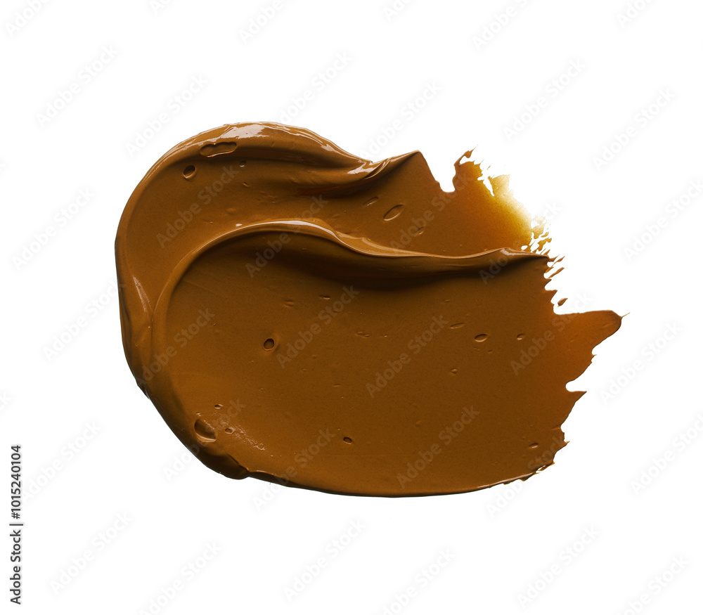 A smear and texture of brown acrylic paint. Energetic and saturated color, stylish and dynamic image. The image is suitable for use in cosmetic companies, fashion magazines, art projects. A smear and texture of brown acrylic paint. Energetic and saturated color, stylish and dynamic image. The image is suitable for use in cosmetic companies, fashion magazines, art projects.