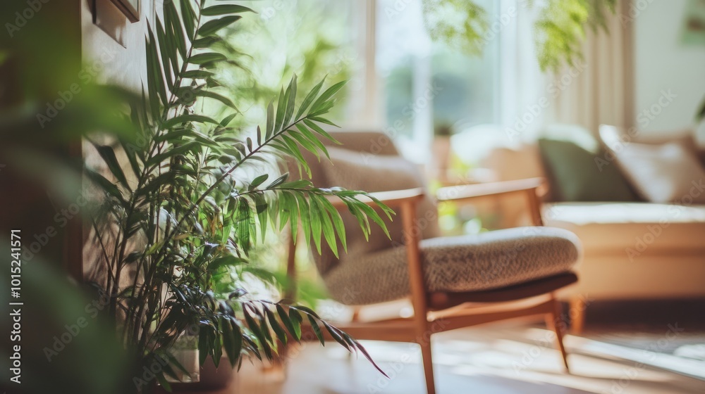 Green Living Room Interior Design with Natural Light Green Living Room Interior Design with Natural Light
