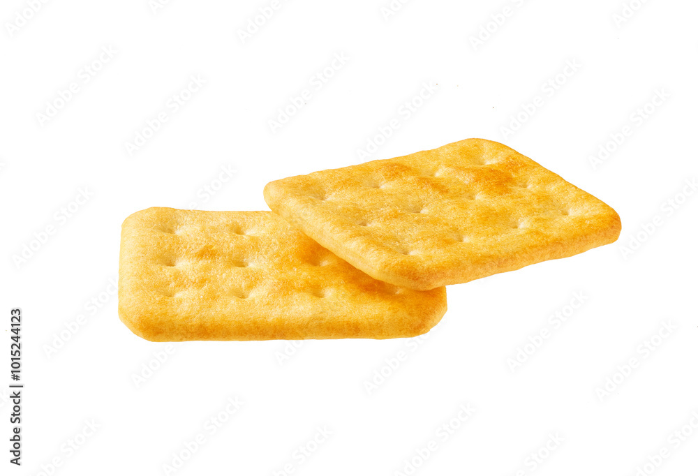 Cheese crackers isolated on white background. Two cheese crackers isolated. Cheese crackers isolated on white background. Two cheese crackers isolated.