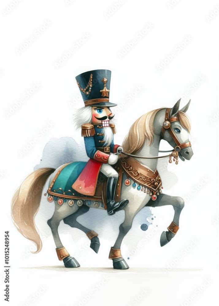 Traditioneller Nussknacker in Uniform auf dem Pferd, weißer Hintergrund. Passt perfekt zu festlichen Anlässen und für die Weihnachtskarte, Platz für Text, generative KI
Traditioneller Nussknacker in Uniform auf dem Pferd, weißer Hintergrund. Passt perfekt zu festlichen Anlässen und für die Weihnachtskarte, Platz für Text, generative KI