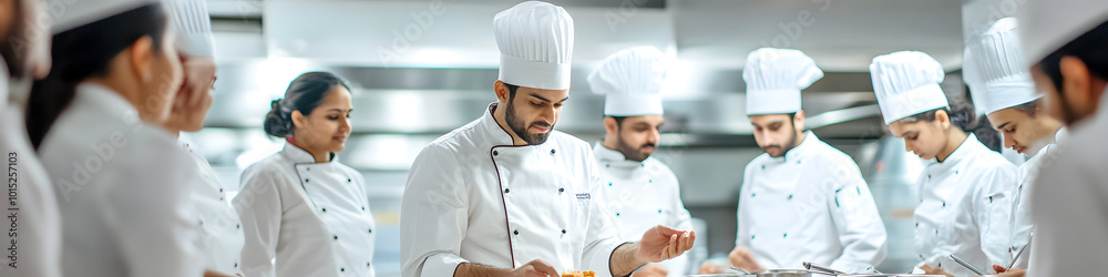 Head Chef of a Culinary School Teaching a Group | Engaging Culinary Education and Skills Development Head Chef of a Culinary School Teaching a Group | Engaging Culinary Education and Skills Development