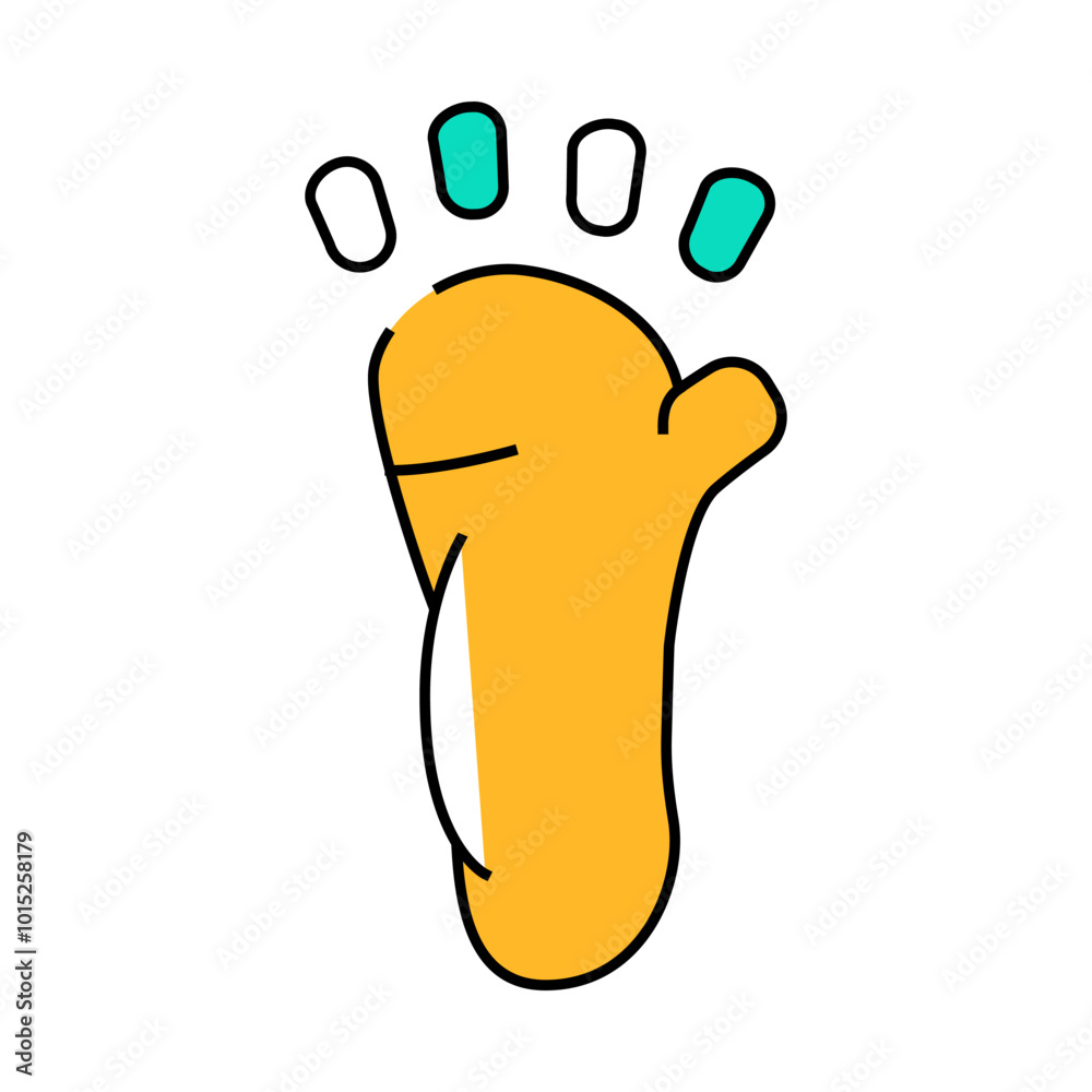 monkey animal hoof print line icon vector. monkey animal hoof print sign. isolated symbol illustration monkey animal hoof print line icon vector. monkey animal hoof print sign. isolated symbol illustration