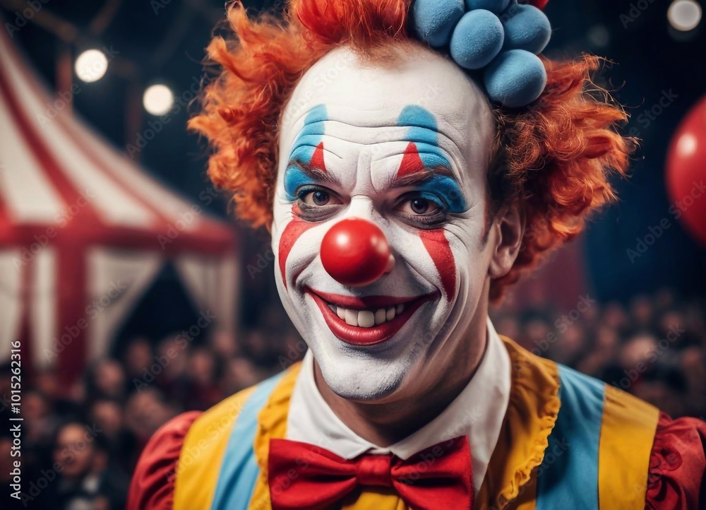 funny clown with a smile funny clown with a smile