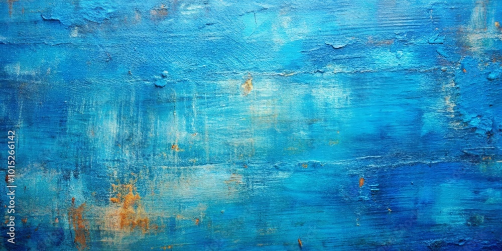 Obraz premium Background with blue oil paint