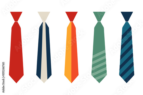 Men's Tie Patterns Vector Art Exploring Elegance and Modern Trends
