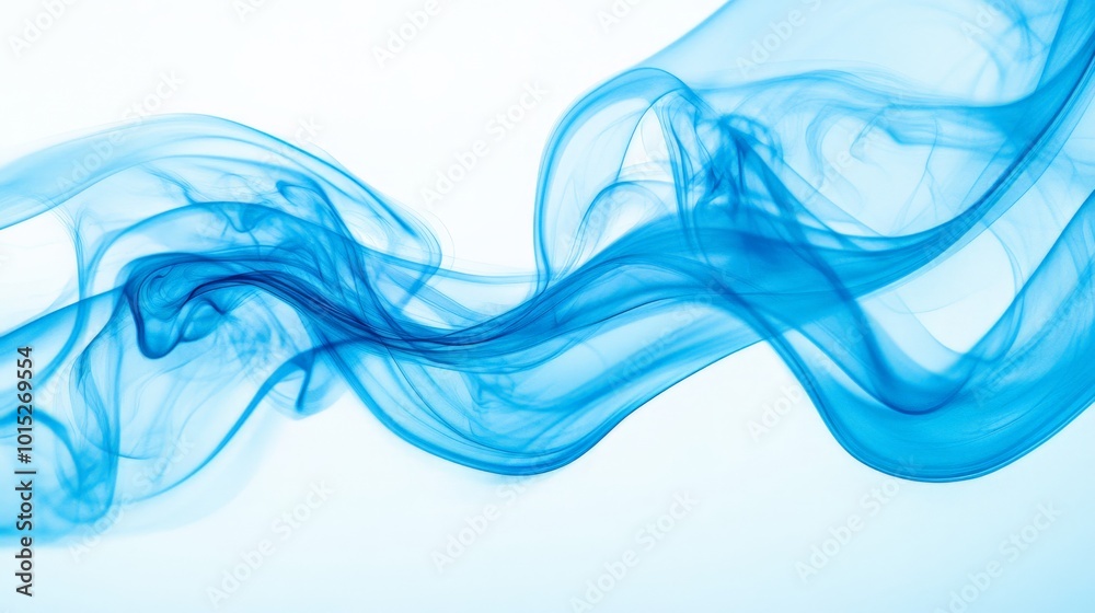 Ethereal Blue Waves: Captivating Fluid Abstractions Ethereal Blue Waves: Captivating Fluid Abstractions