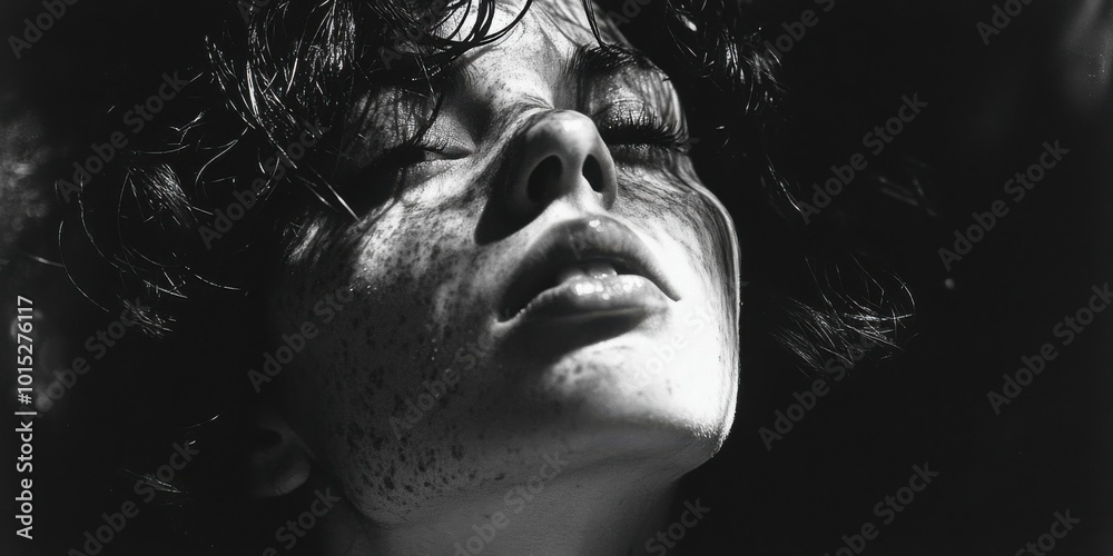 Exploring Inner Worlds: A Dramatic Black and White Portrait Reflecting Emotions and Self-Discovery Exploring Inner Worlds: A Dramatic Black and White Portrait Reflecting Emotions and Self-Discovery