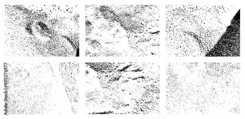 Overlay Texture Set with Various Stamps Including Paint, Damaged, Concrete, and Urban Grunge Effects