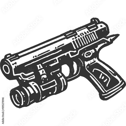 Rise of War Machines Vintage Illustration Vector