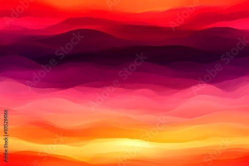 Wallpaper Mural Vibrant sunset gradient background Torontodigital.ca