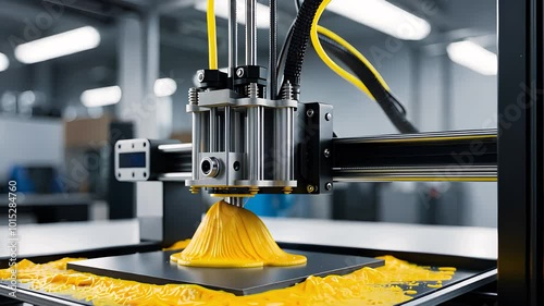 3D Printing Machine Creating an Object with Precision Technology

 photo