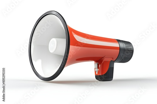 Megaphone on white background 