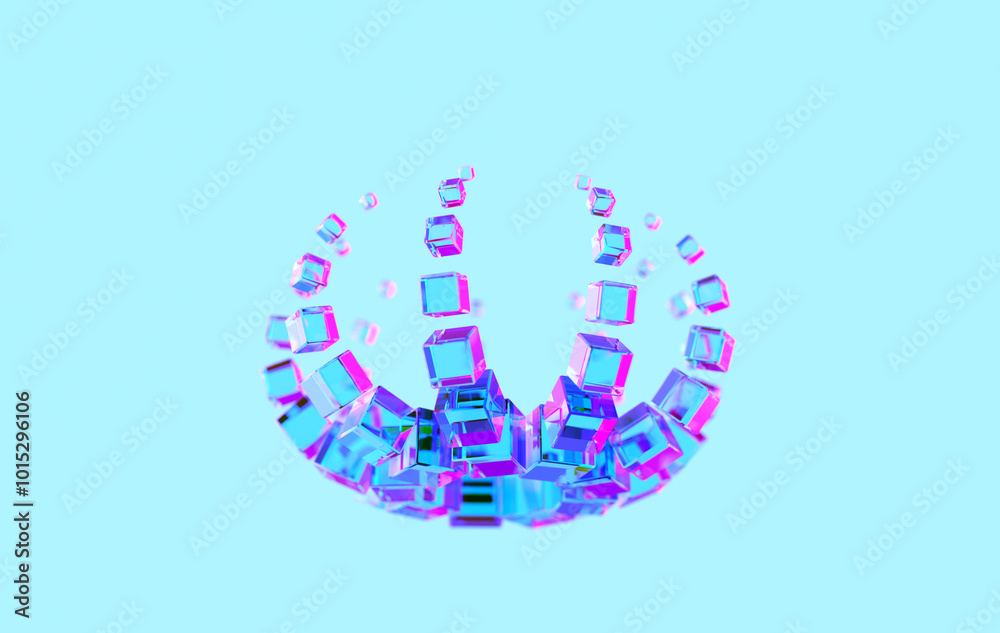 Fototapeta premium crystal flower