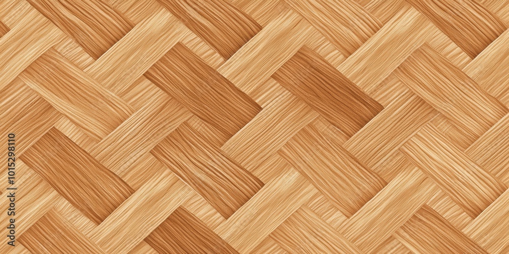 Intricate woven texture of light and dark wood in a seamless pattern. Intricate woven texture of light and dark wood in a seamless pattern.