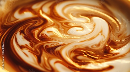 Mesmerizing Swirls of Caramel Goodness