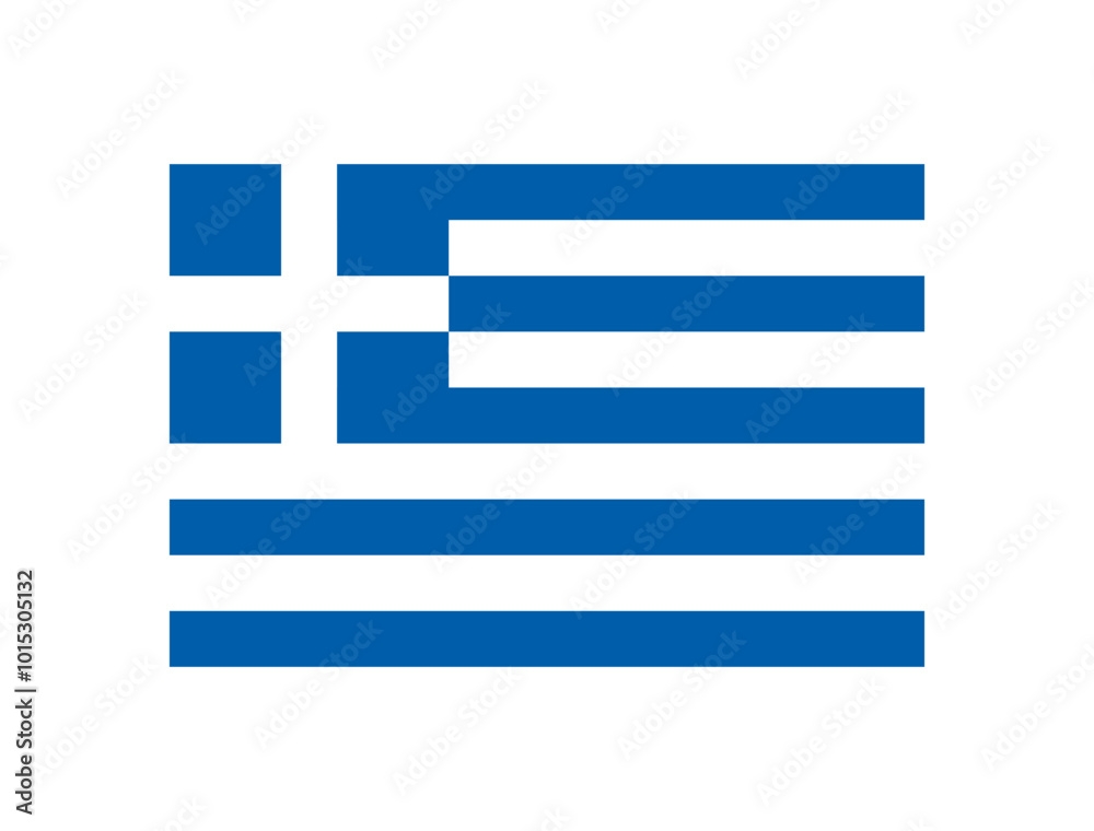 Flag of Greece or Hellenic Republic