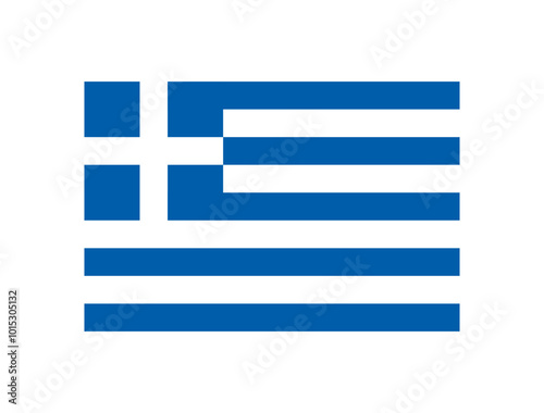 Flag of Greece or Hellenic Republic