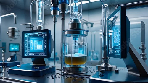 High-Tech Laboratory Equipment for Chemical Analysis and Research

 photo