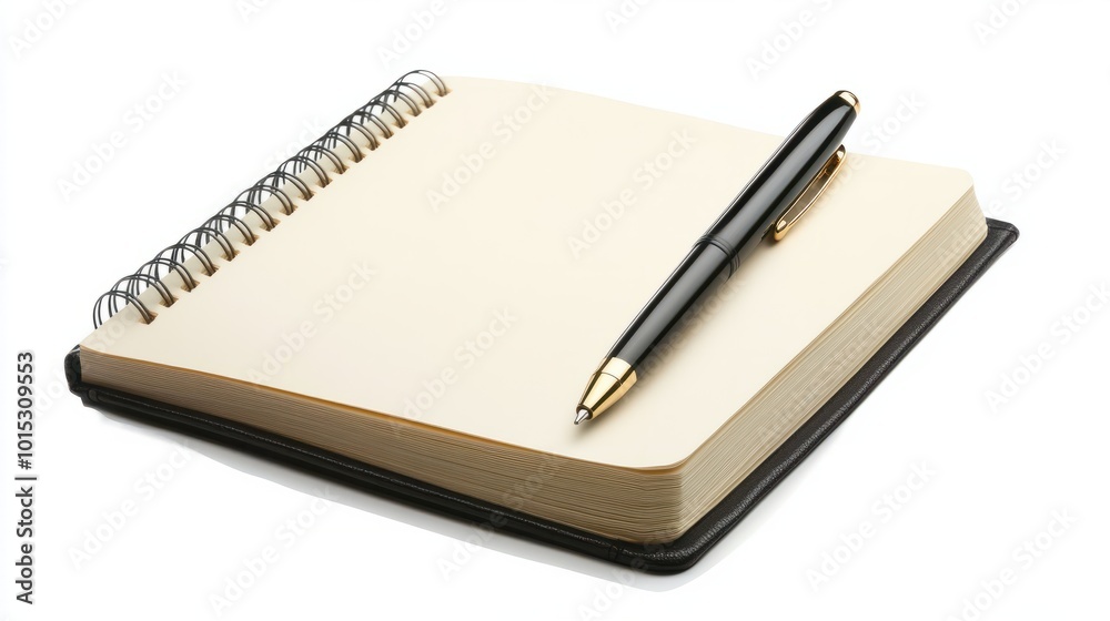 blank notebook isolated on white background blank notebook isolated on white background