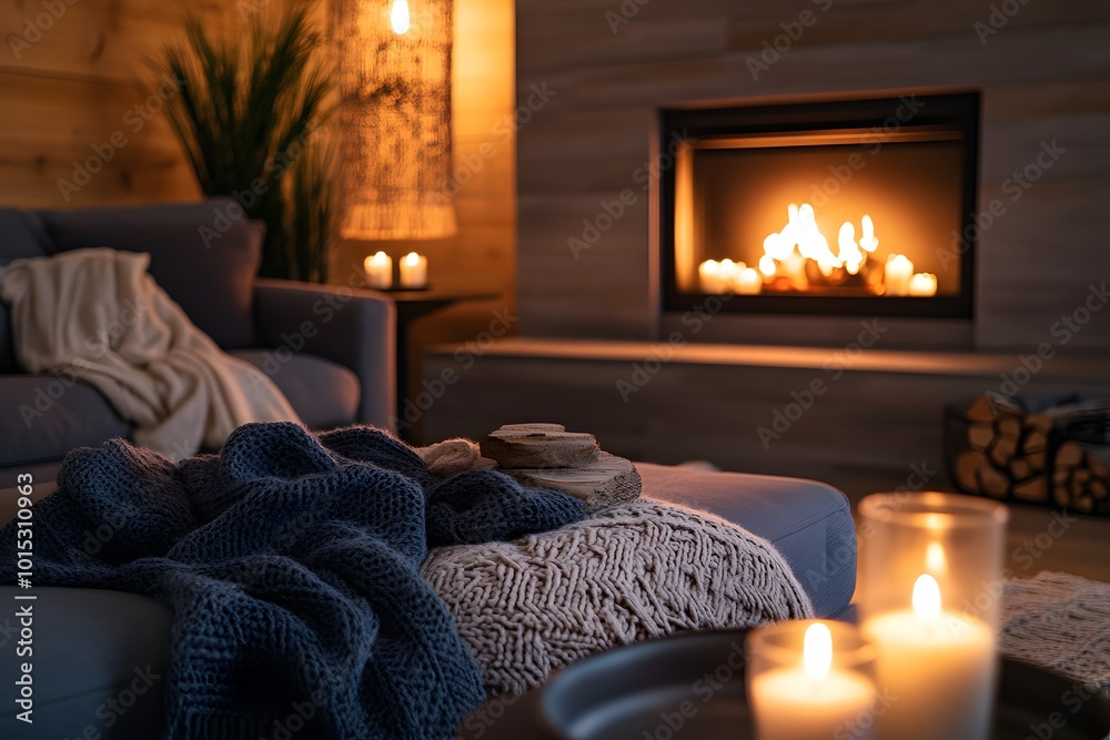 Hygge cozy indoor fireplace lounge Hygge cozy indoor fireplace lounge