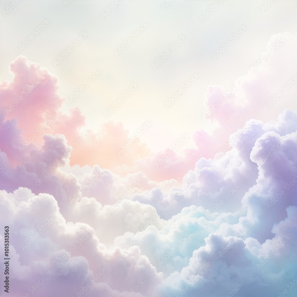 Soft Pastel Colors Clouds Background Soft Pastel Colors Clouds Background