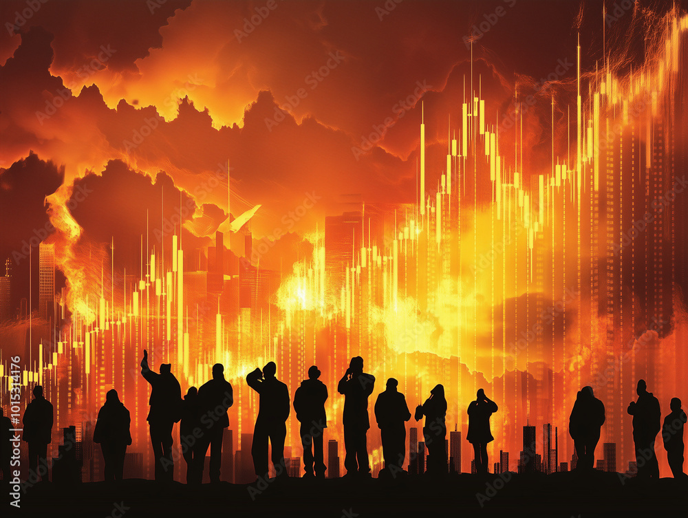 Financial Insights: A Candlestick Chart Showing a Stock Market Breakout Financial Insights: A Candlestick Chart Showing a Stock Market Breakout