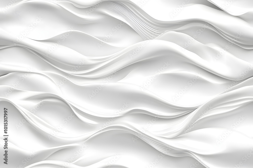 Smooth white waves texture Smooth white waves texture