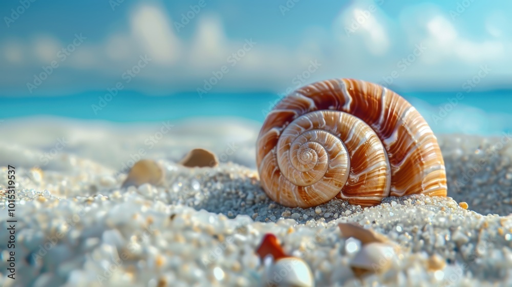 Abstract art piece featuring a nautilus shell, with a focus on its fibonacci spiral. The shell's natural beauty is a stunning focal point in this art piece. Abstract art piece featuring a nautilus shell, with a focus on its fibonacci spiral. The shell's natural beauty is a stunning focal point in this art piece.