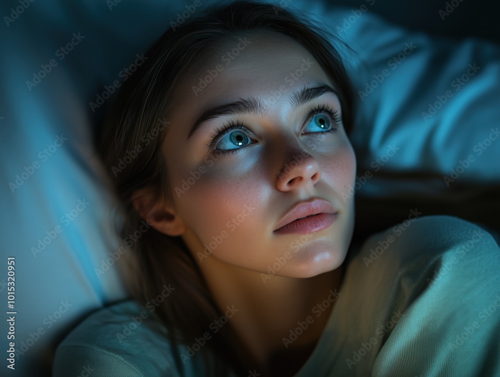 A insônia pinta a madrugada de angústia. Uma mulher, presa aos pensamentos, busca o sono em vão A insônia pinta a madrugada de angústia. Uma mulher, presa aos pensamentos, busca o sono em vão
