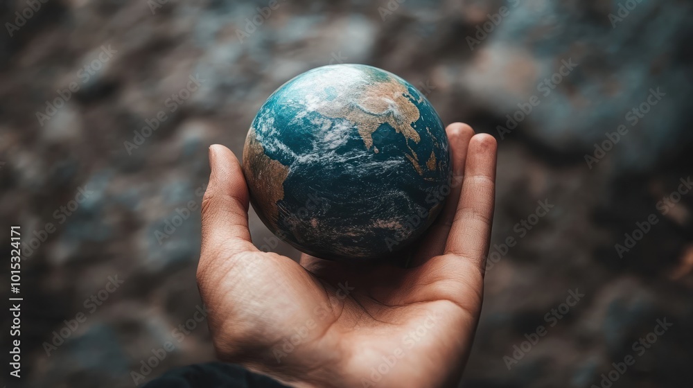 hand holding earth globe hand holding earth globe