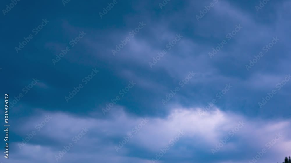  Storm precursor dark clouds rolling in gale force winds live video