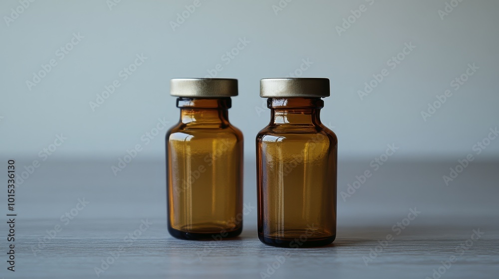 Medical vials. Pharmacy