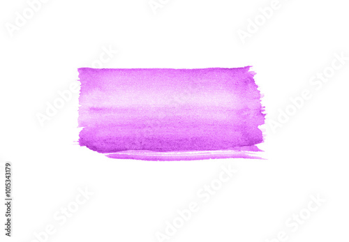 Abstract pink watercolor on white background.