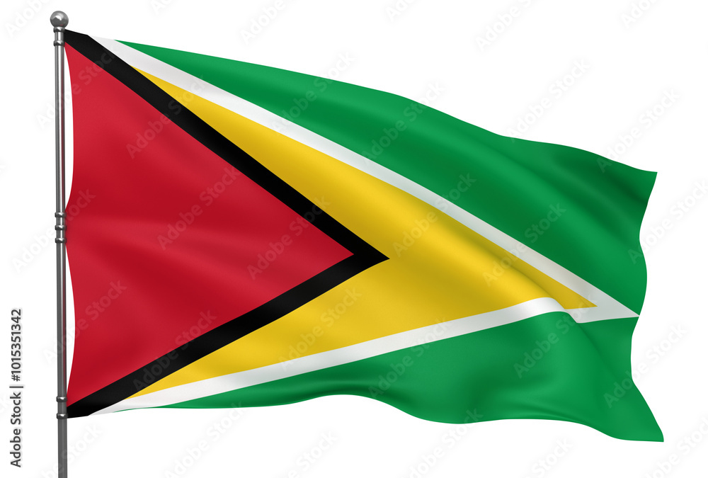 Fototapeta premium Guyanese flag