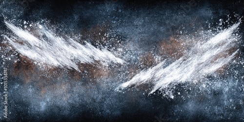 winter background abstract: a mesmerizing blend of frost and shadows depicting the essence of a chilly atmosphere and ethereal beauty in a tranquil moment