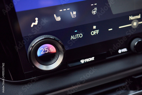 The car dashboards climate control is essential for driver comfort and convenience