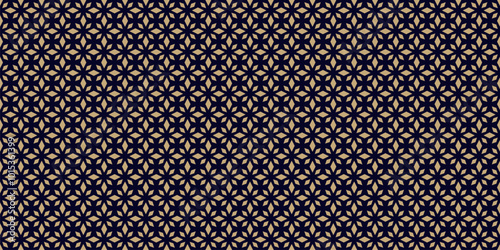 Simple minimal golden diamond seamless pattern. Elegant geometric rhombus texture, floral lattice, grid. Luxury modern background. Black and gold vector ornament, repeat tiles. Abstract geo design