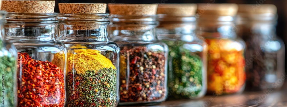 various condiments on the table. Selective focus various condiments on the table. Selective focus