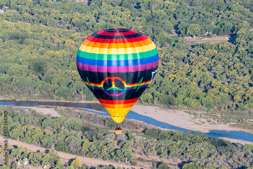Obraz na płótnie Hot Air Balloon Festival Albuquerque w salonie