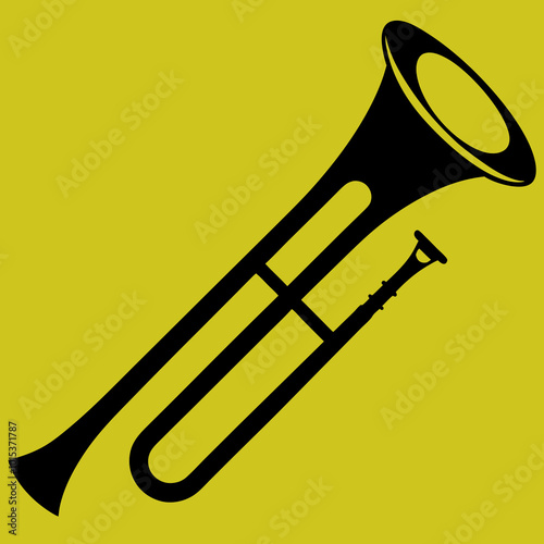 trumpet vector illustration