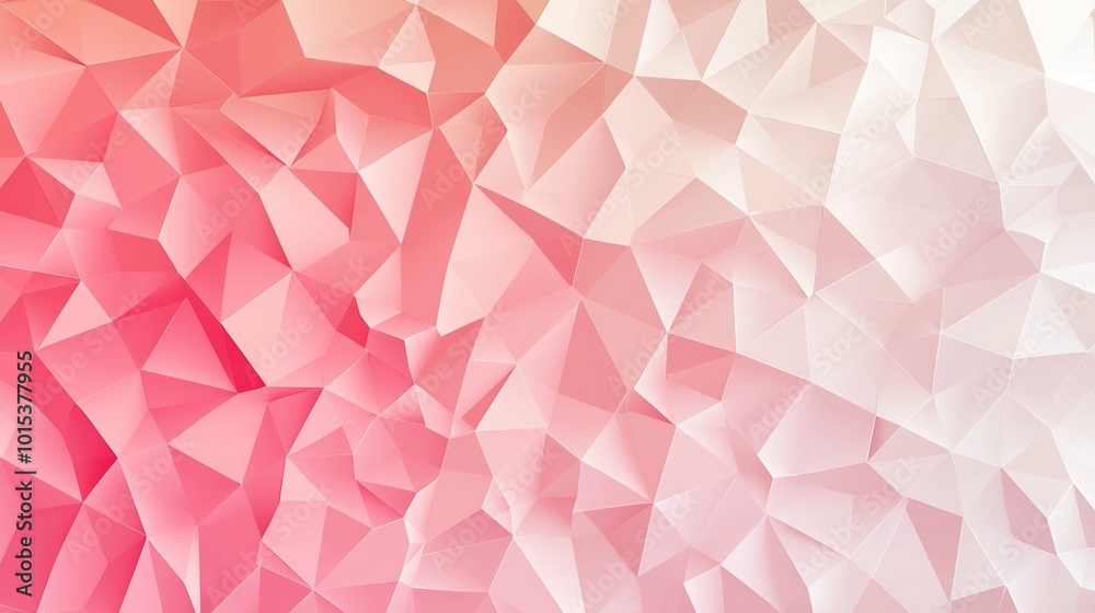 Naklejka premium A close-up of a pink-and-white wallpaper with tiny triangles in its center