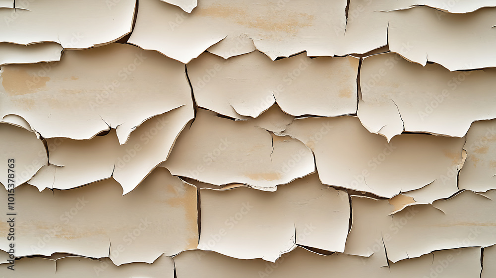 Textured Close-Up of Peeling Paint Wall Textured Close-Up of Peeling Paint Wall
