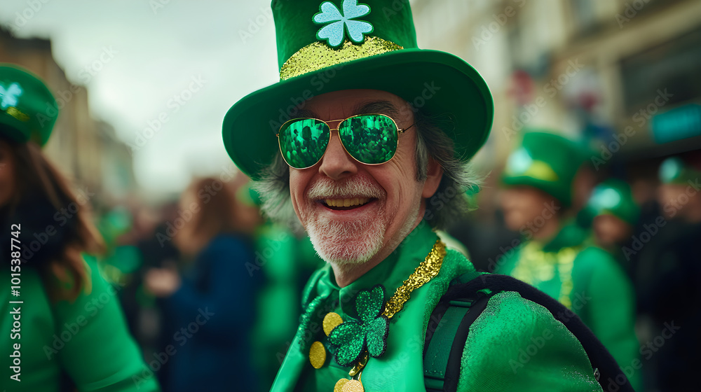 Vibrant St. Patrick’s Day Parade in Ireland: Celebrating Heritage with Green, White, and Gold Splendor Vibrant St. Patrick’s Day Parade in Ireland: Celebrating Heritage with Green, White, and Gold Splendor