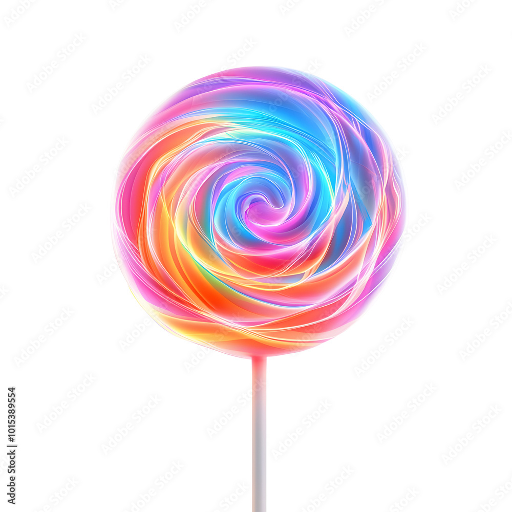 Abstract Swirl Lollipop. Illustration.on transparent, white background, isolate PNG Abstract Swirl Lollipop. Illustration.on transparent, white background, isolate PNG
