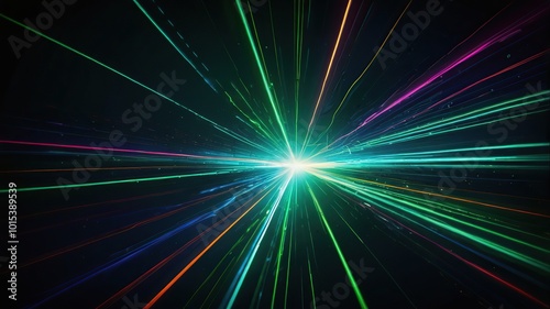 abstract background with rays