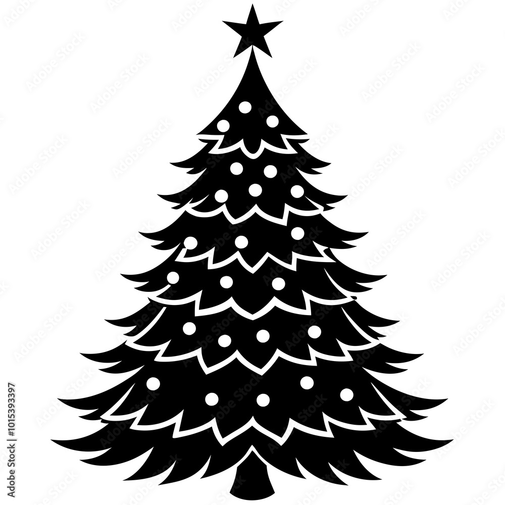 christmas tree vector