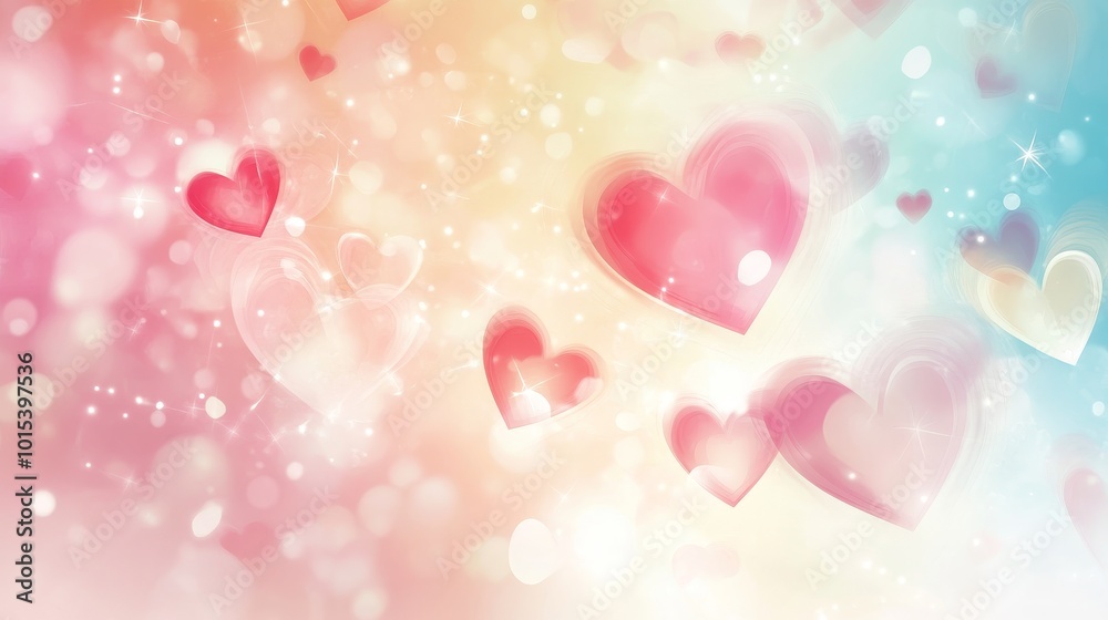 Soft-hued background design for Valentine's Day, crafted in vector format (EPS 10). Soft-hued background design for Valentine's Day, crafted in vector format (EPS 10).