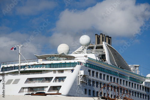 cruise ship in port