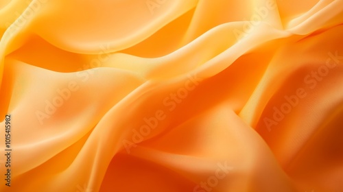 A striking background features soft, flowing orange textures with gradient transitions. The warm hues evoke energy and warmth, ideal for graphic design and creative projects
