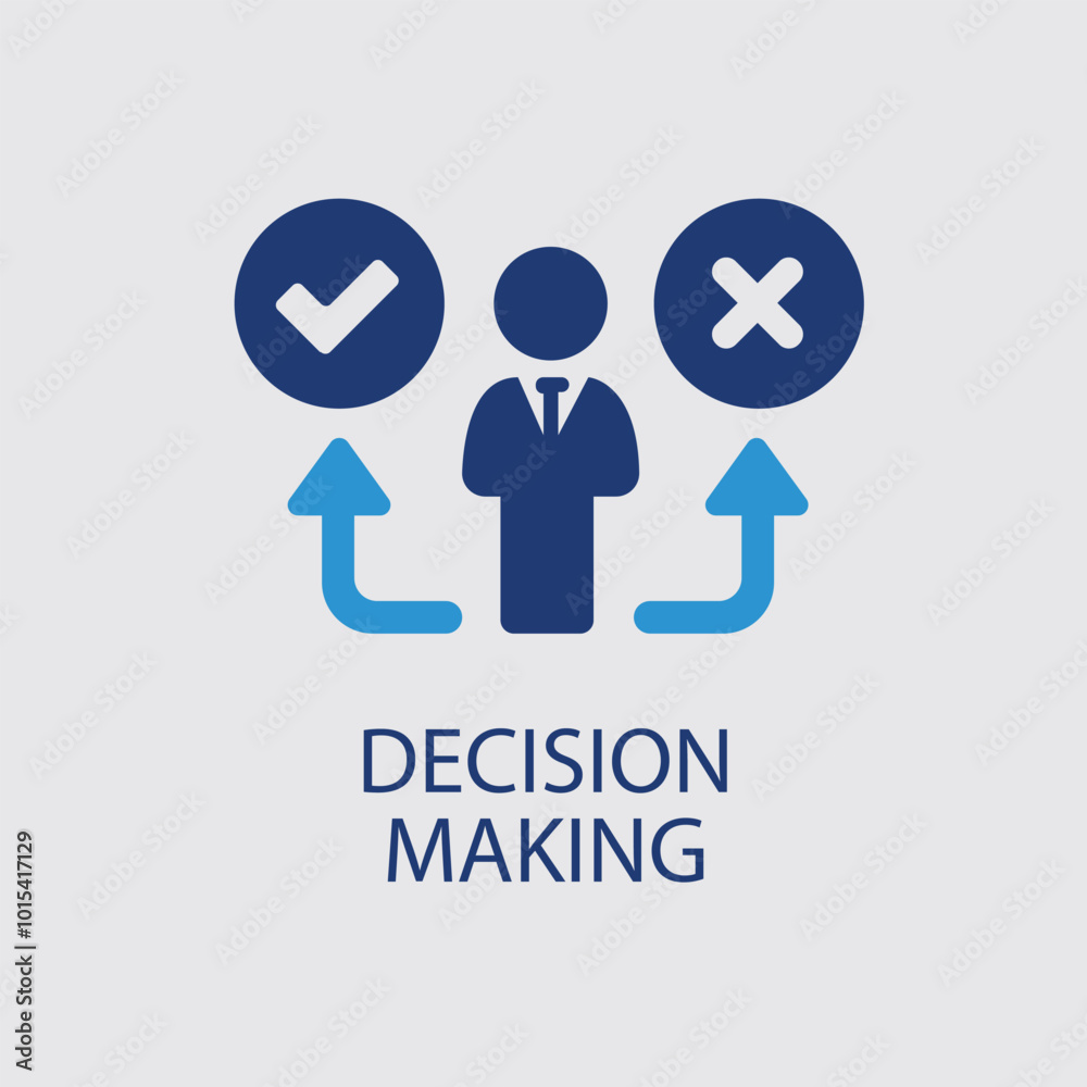 Obraz premium Decision Making icon